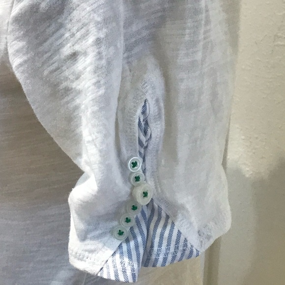 👚Anthropologie-Little Yellow ButtonTop - Picture 4 of 5